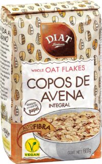 DIAT Radisson - Copos de Avena sin Azúcar | Alto Contenido en Fibra | Copos de Avena Naturales | Sin Azúcares Añadidos